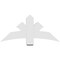 Ekena Millwork Davenport Architectural Grade PVC Gable Bracket, 48"W x 22"H x 4"D x 6"F, 11/12 Pitch GBP048X22X0406DAV00 - alternate 4